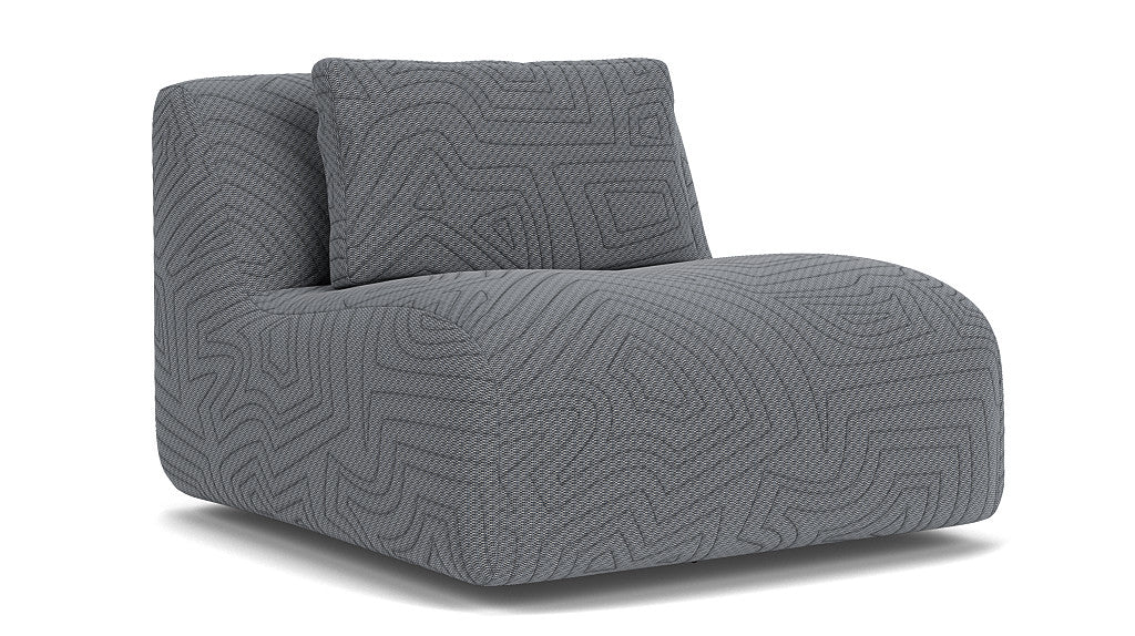 Bird Swivel Armless Chair