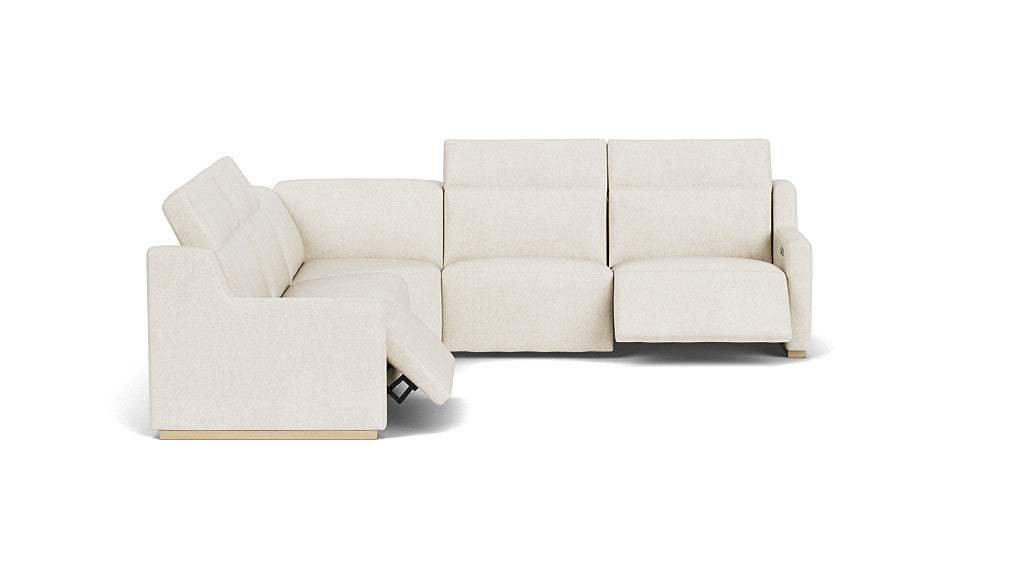 Laze Fabric Reclining Sectional