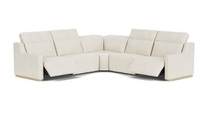 Laze Fabric Reclining Sectional